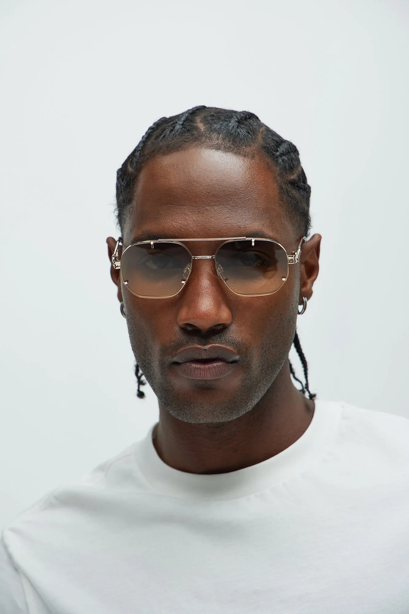 Carillo Sunglasses - Gold/Smoke sold by Fashion Nova