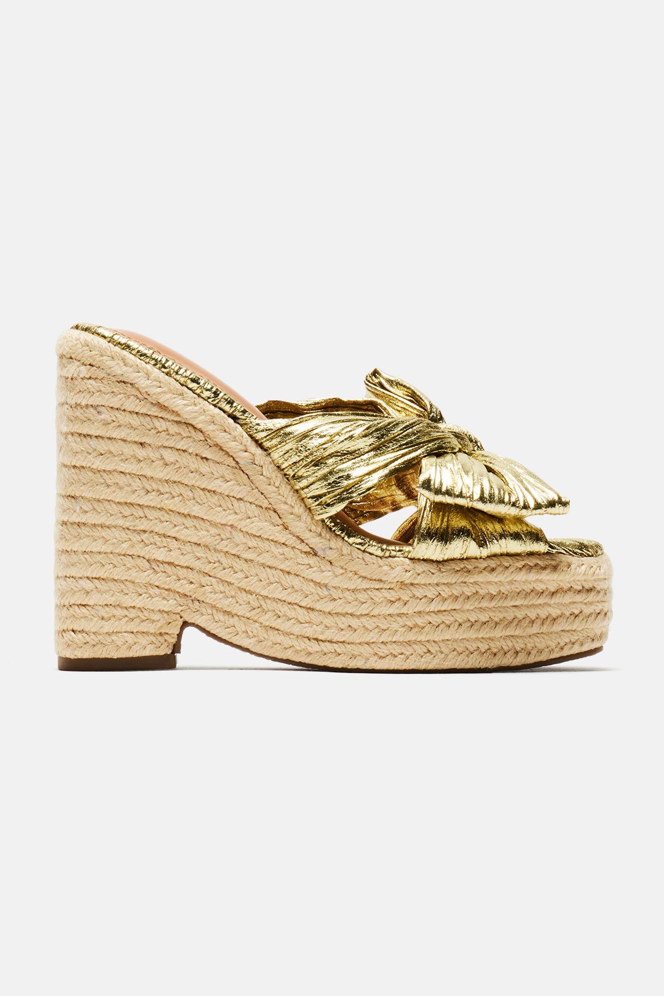 Elle Wedges - Gold sold by Fashion Nova product image thumbnail 4