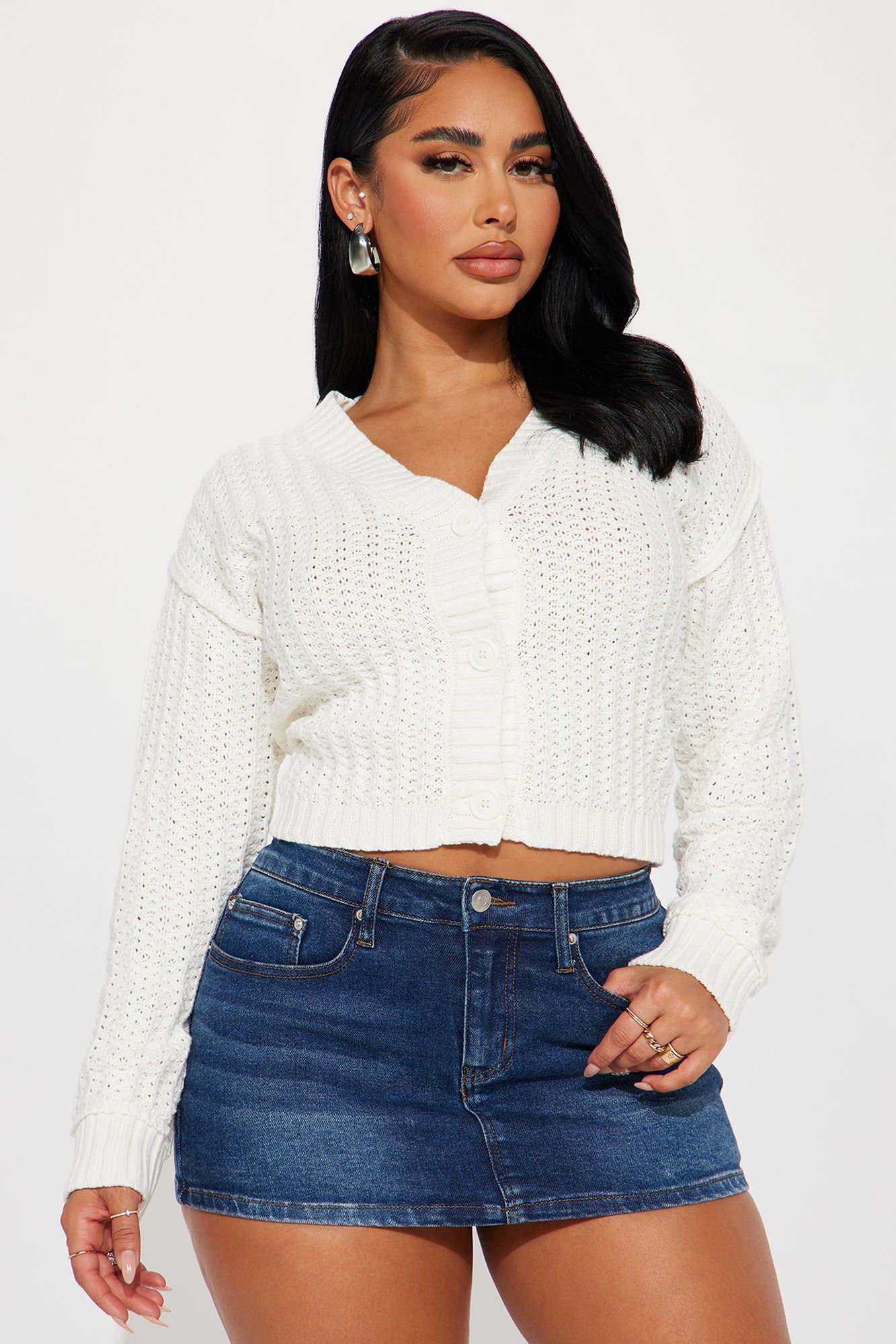 Extraordinary Feelings Cardigan - Off White sold by Fashion Nova