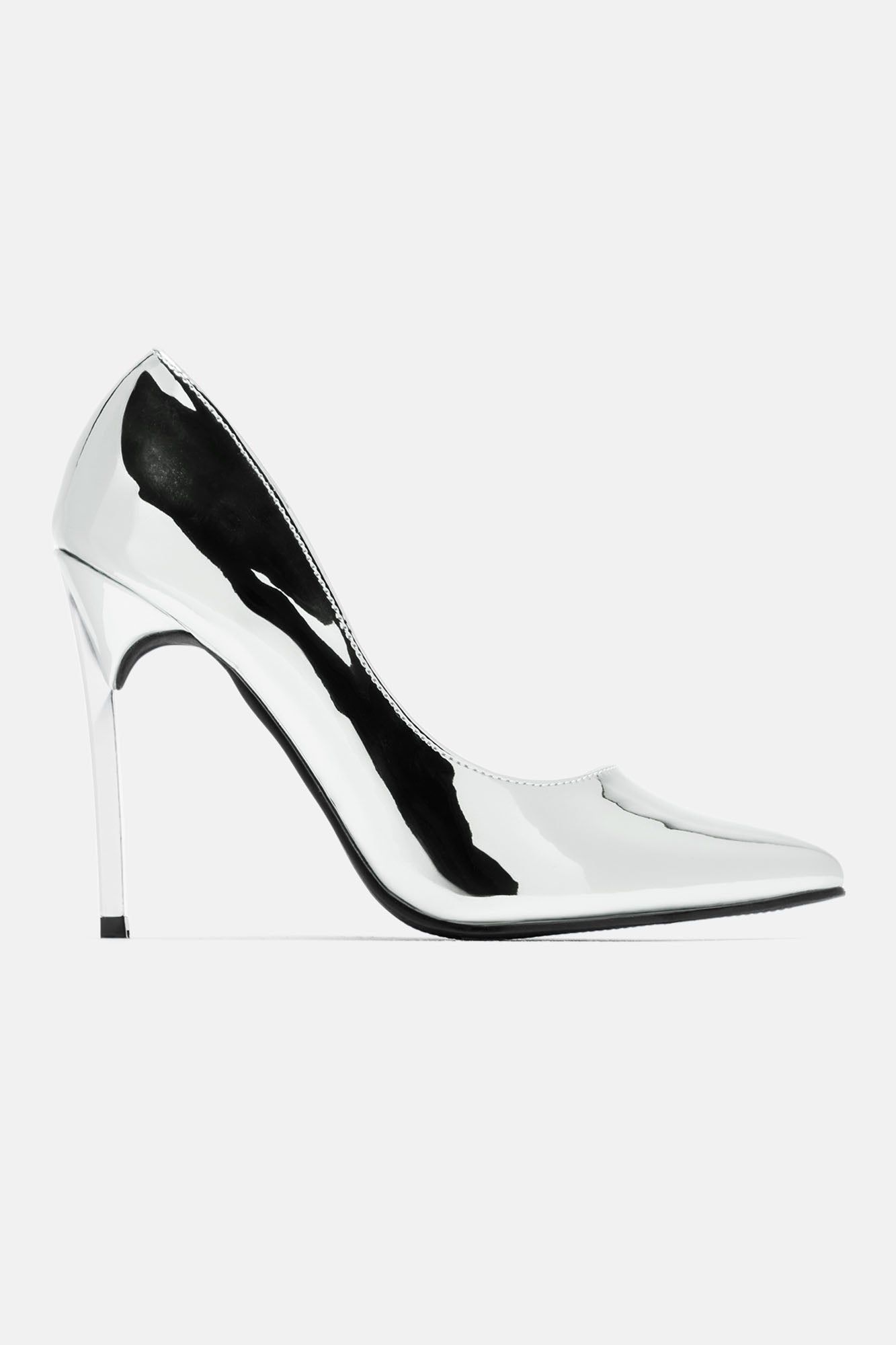 Alexia Stiletto Pumps - Silver sold by Fashion Nova product image thumbnail 4