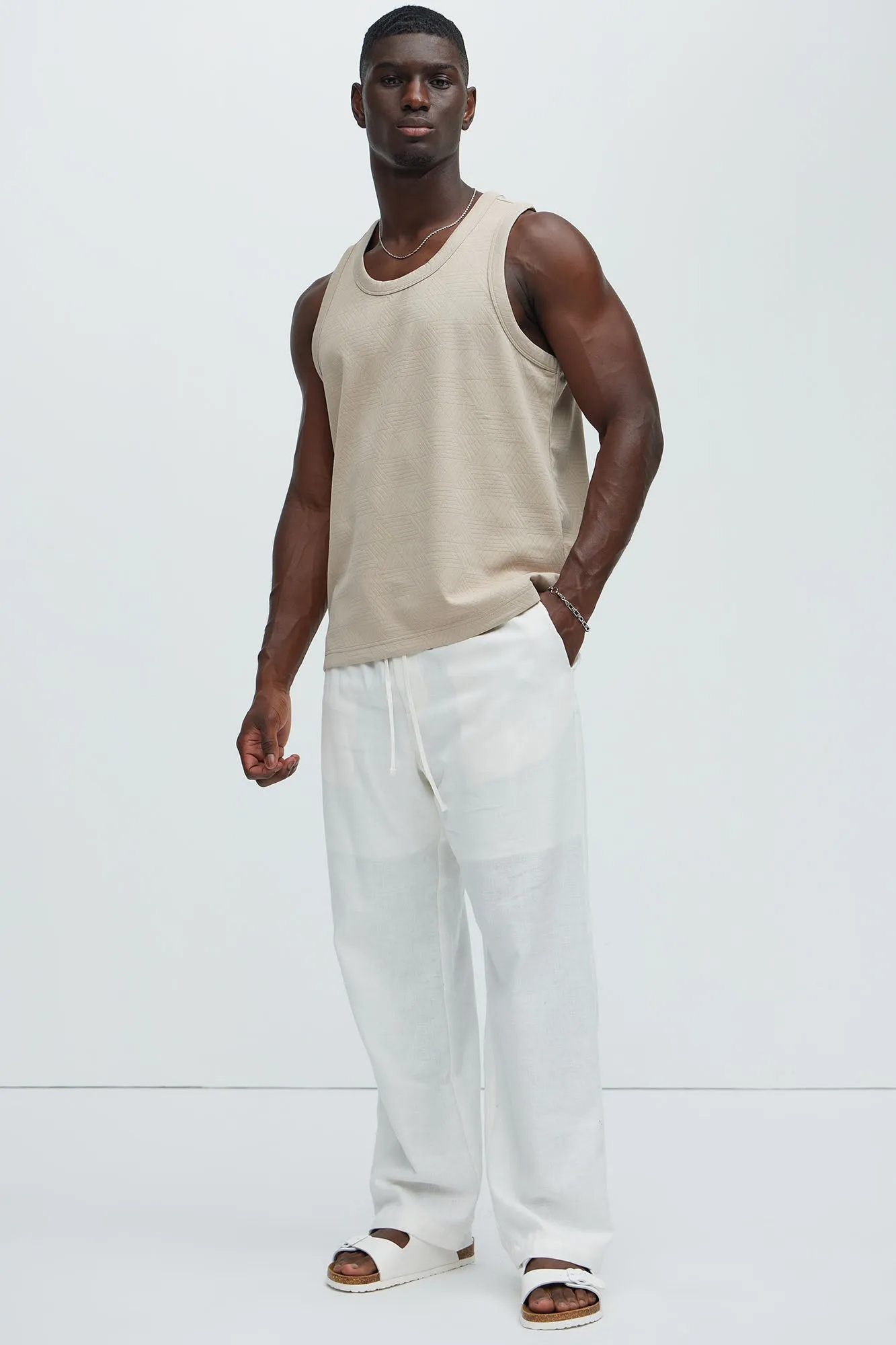 Kodi Textured Tank - Taupe sold by Fashion Nova product image thumbnail 2