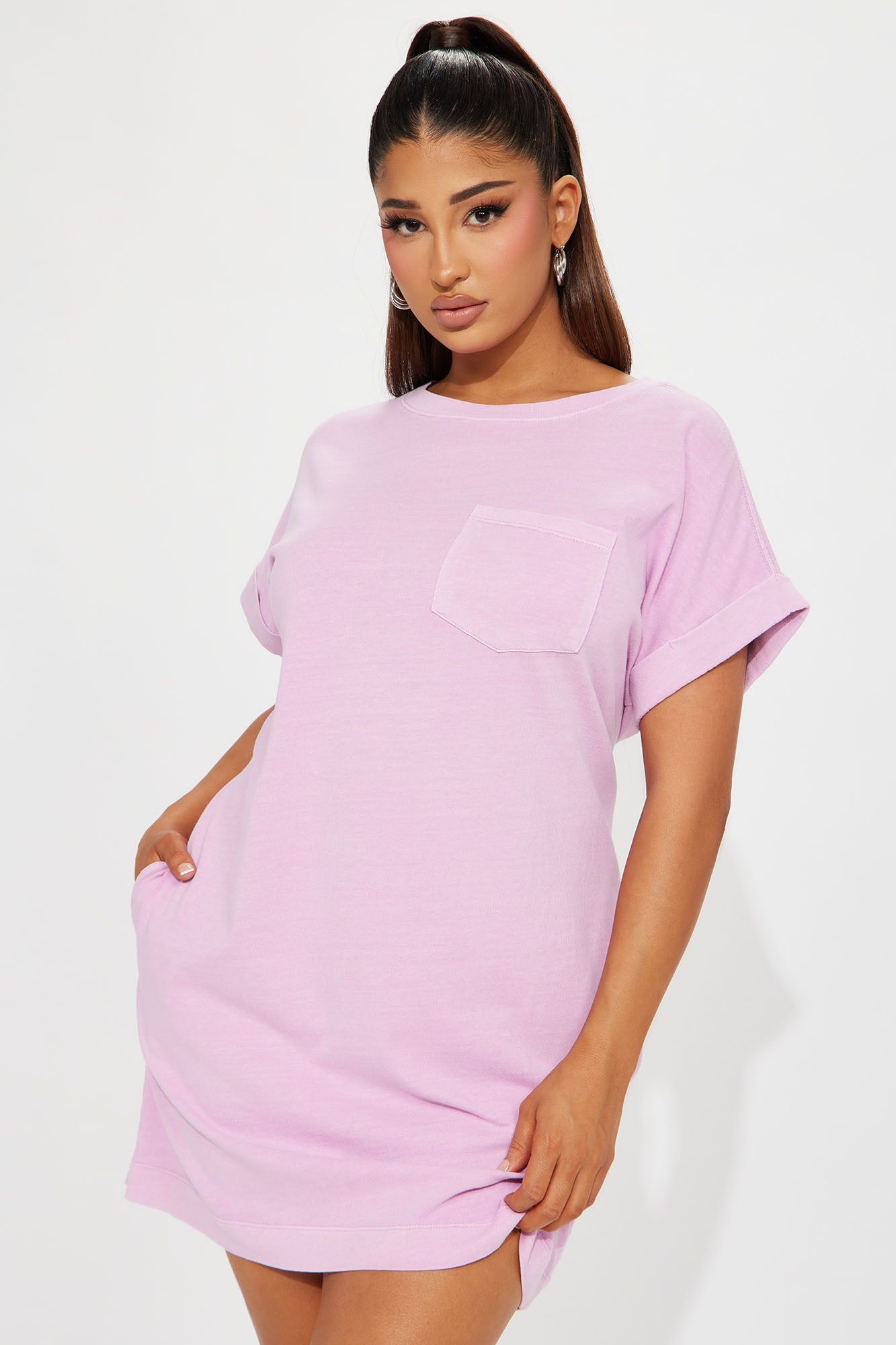Krystal T-Shirt Dress - Pink sold by Fashion Nova product image thumbnail 2
