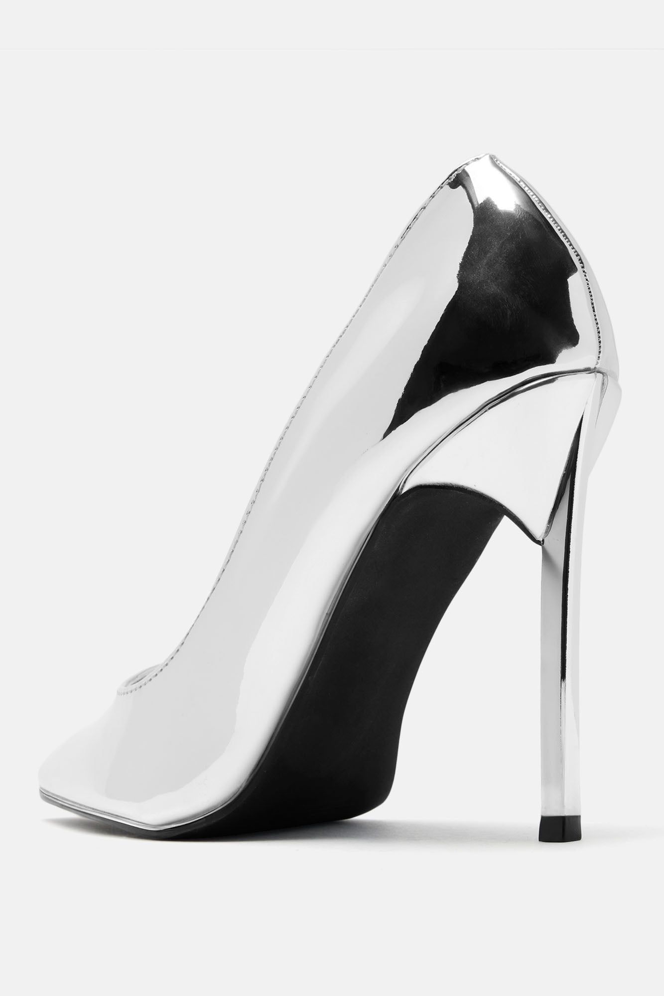 Alexia Stiletto Pumps - Silver sold by Fashion Nova product image thumbnail 2