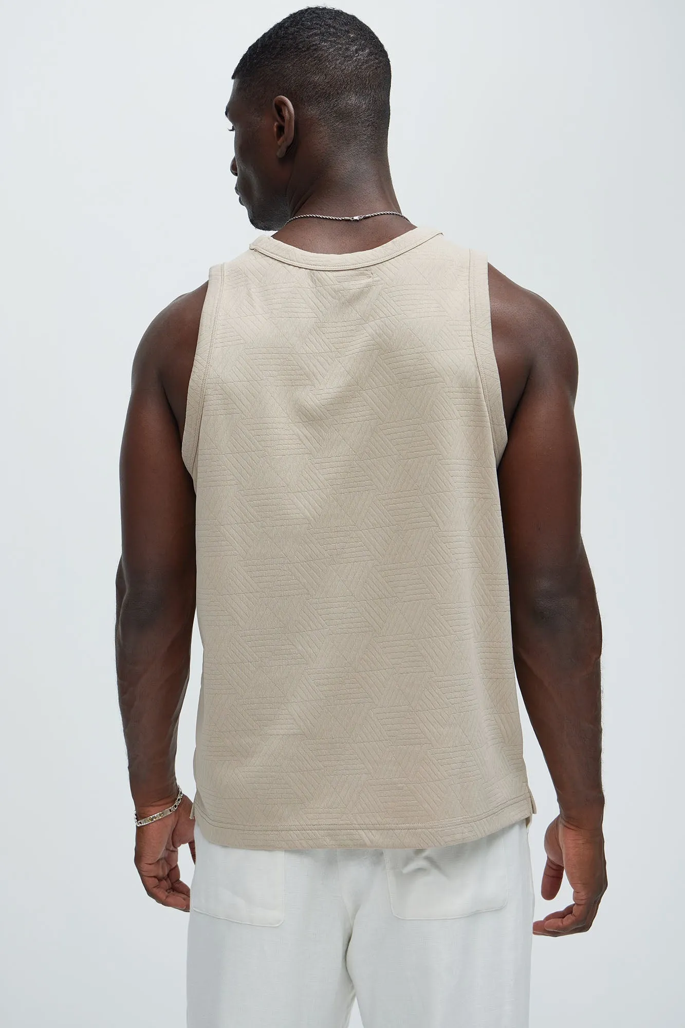 Kodi Textured Tank - Taupe sold by Fashion Nova product image thumbnail 4