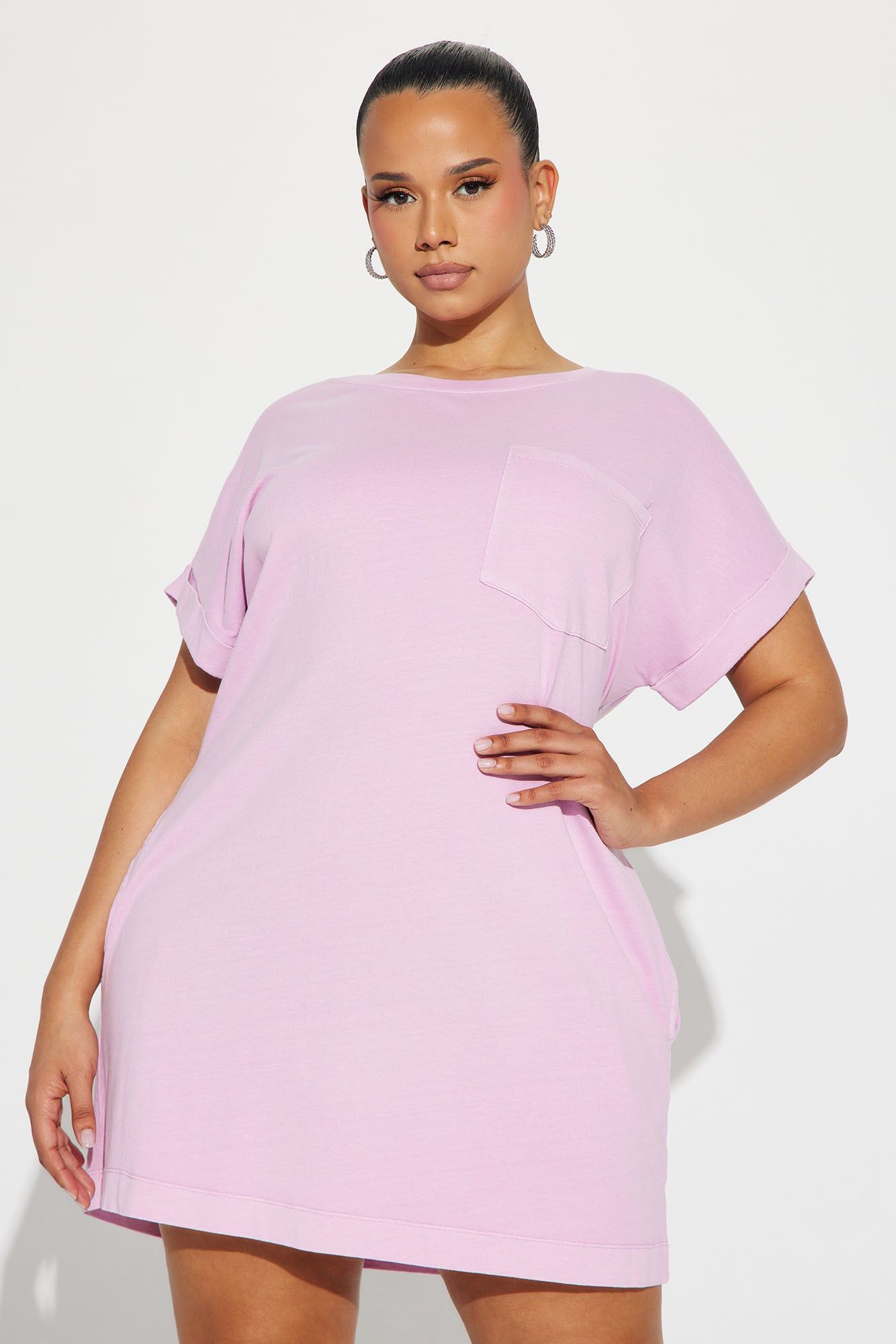 Krystal T-Shirt Dress - Pink sold by Fashion Nova product image thumbnail 5