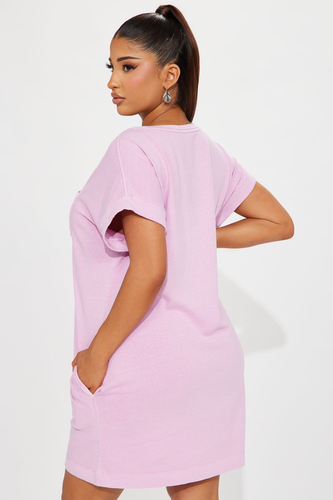 Krystal T-Shirt Dress - Pink sold by Fashion Nova product image thumbnail 3