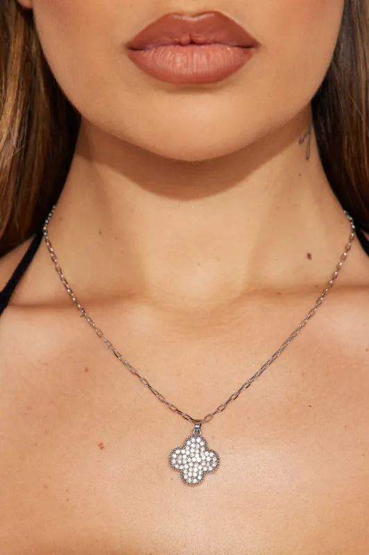 Luckiest Lucy Necklace - Silver sold by Fashion Nova