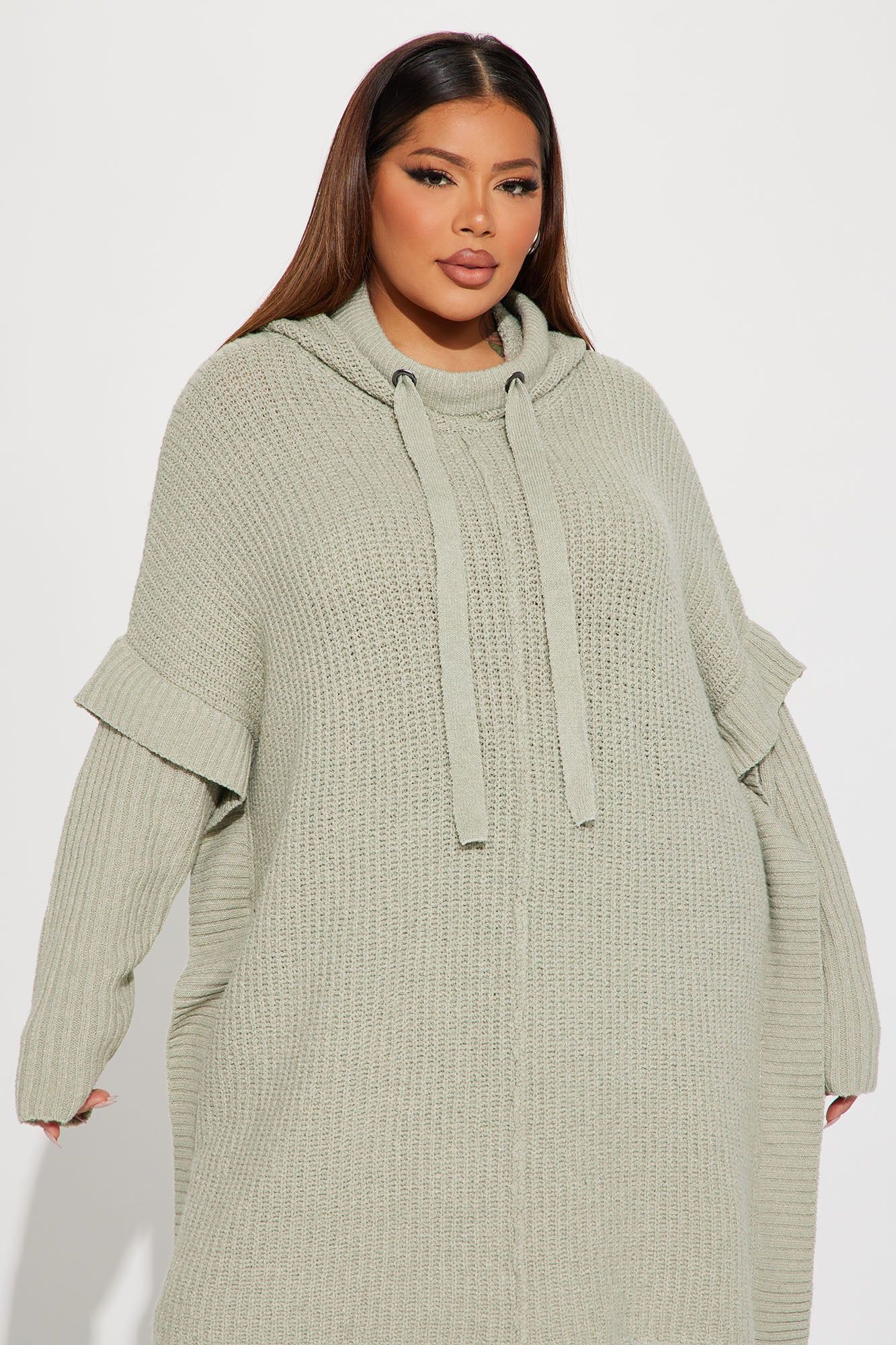 Comfy and Chill Sweater - Sage sold by Fashion Nova product image thumbnail 5