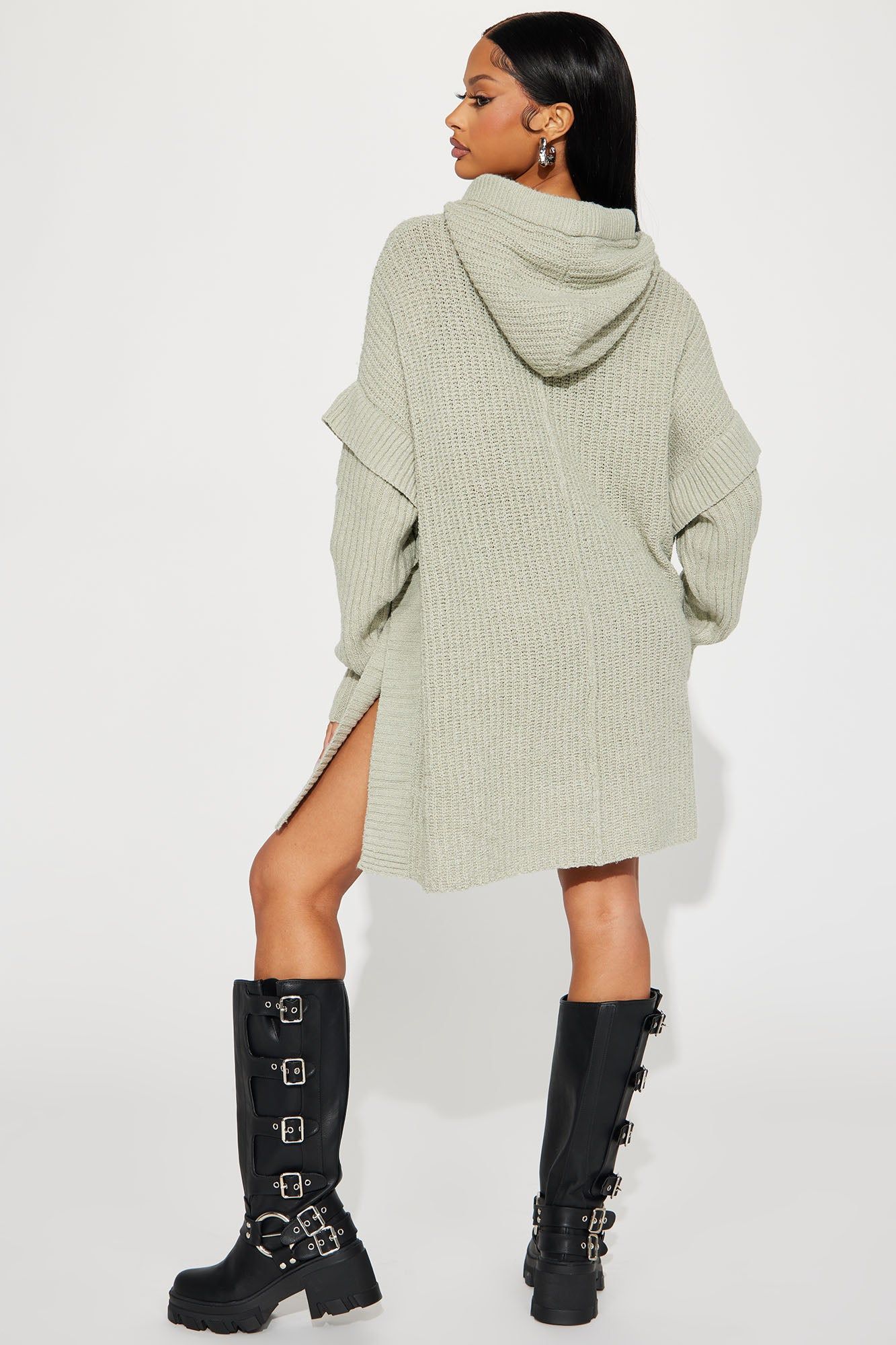 Comfy and Chill Sweater - Sage sold by Fashion Nova product image thumbnail 3