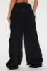 Get To My Level Wide Leg Pant - Black sold by Fashion Nova