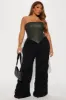 Get To My Level Wide Leg Pant - Black sold by Fashion Nova