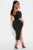 Camilla Midi Dress - Black sold by Fashion Nova