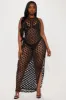 Summer Kiss Cover Up Maxi Dress - Black sold by Fashion Nova