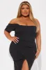 Camilla Midi Dress - Black sold by Fashion Nova