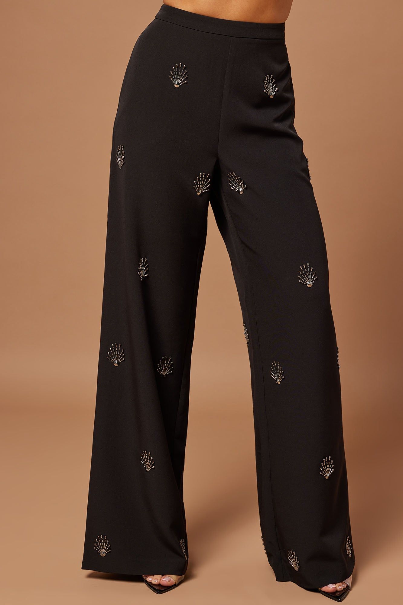 Natalia Embellished Pants - Black sold by Fashion Nova product image thumbnail 2