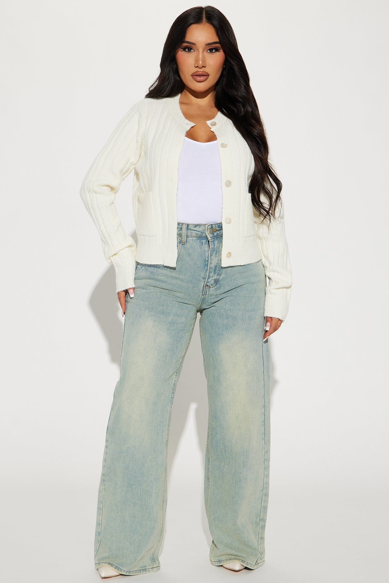 Carrie Cardigan - Cream sold by Fashion Nova product image thumbnail 2