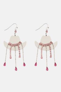 New Cow Girl Earrings  - Silver sold by Fashion Nova