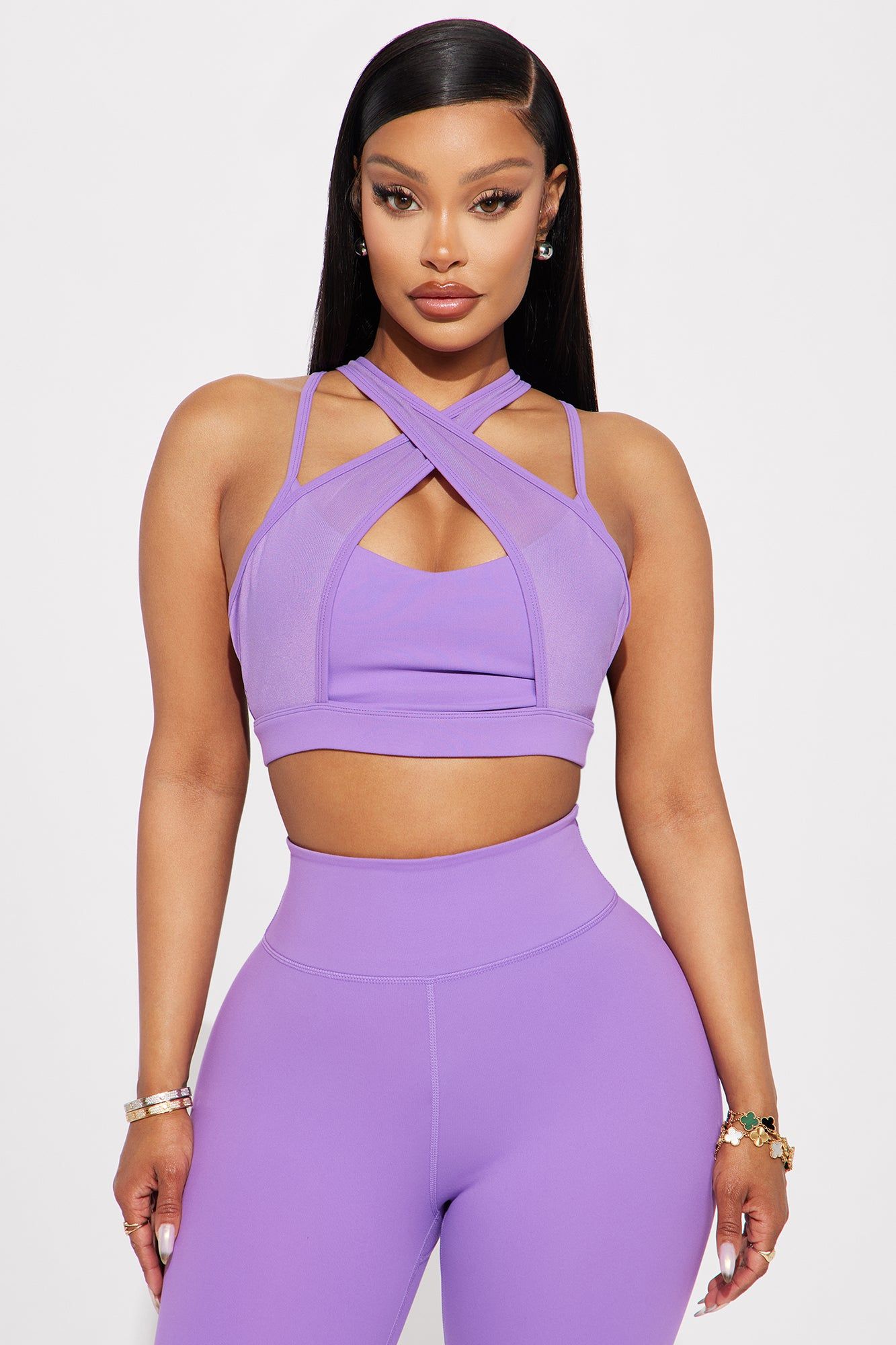 Stability Super Soft Sports Bra - Lavender sold by Fashion Nova