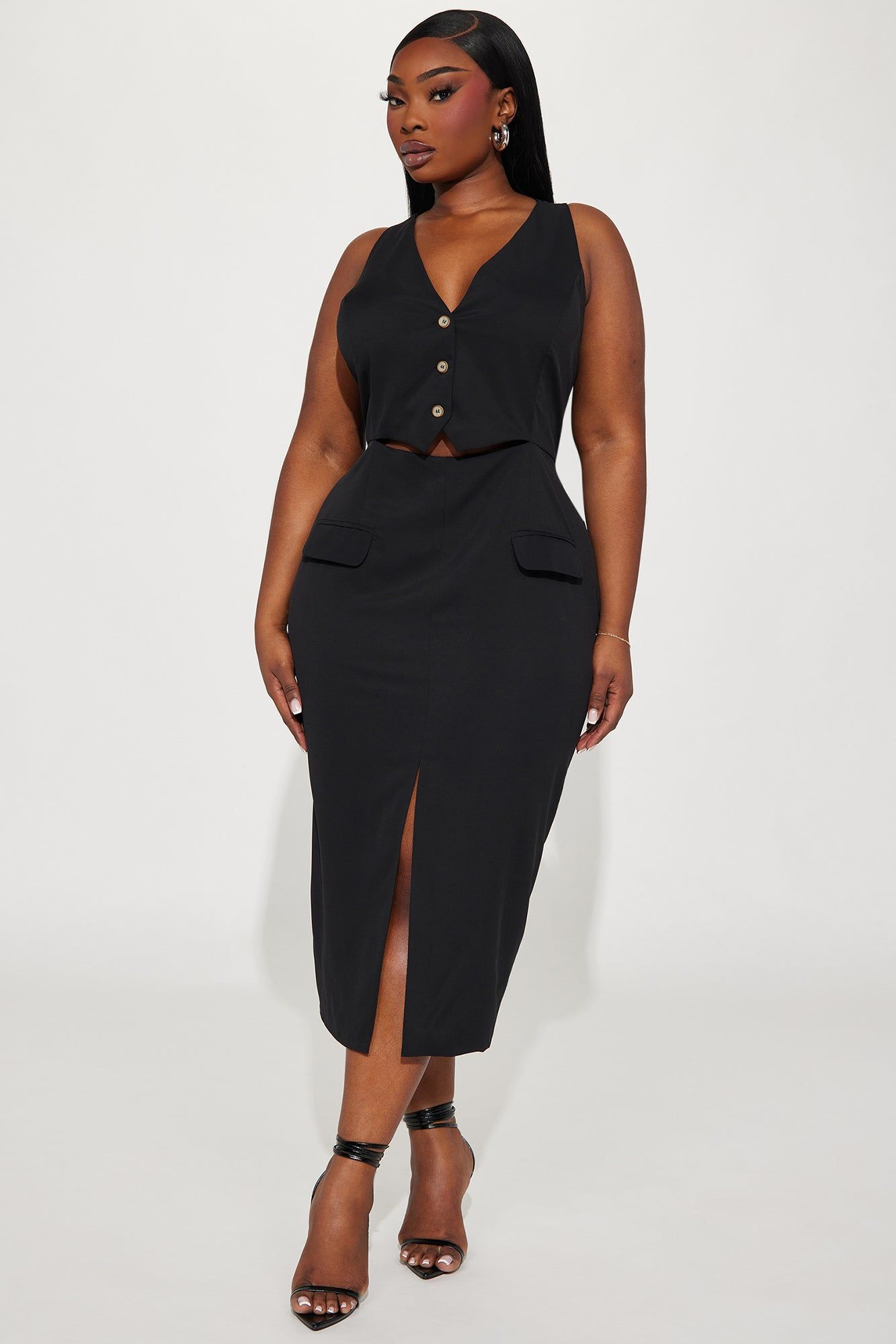 Via Midi Dress - Black sold by Fashion Nova product image thumbnail 4