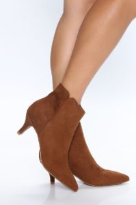 I'm With You Booties - Tan sold by Fashion Nova