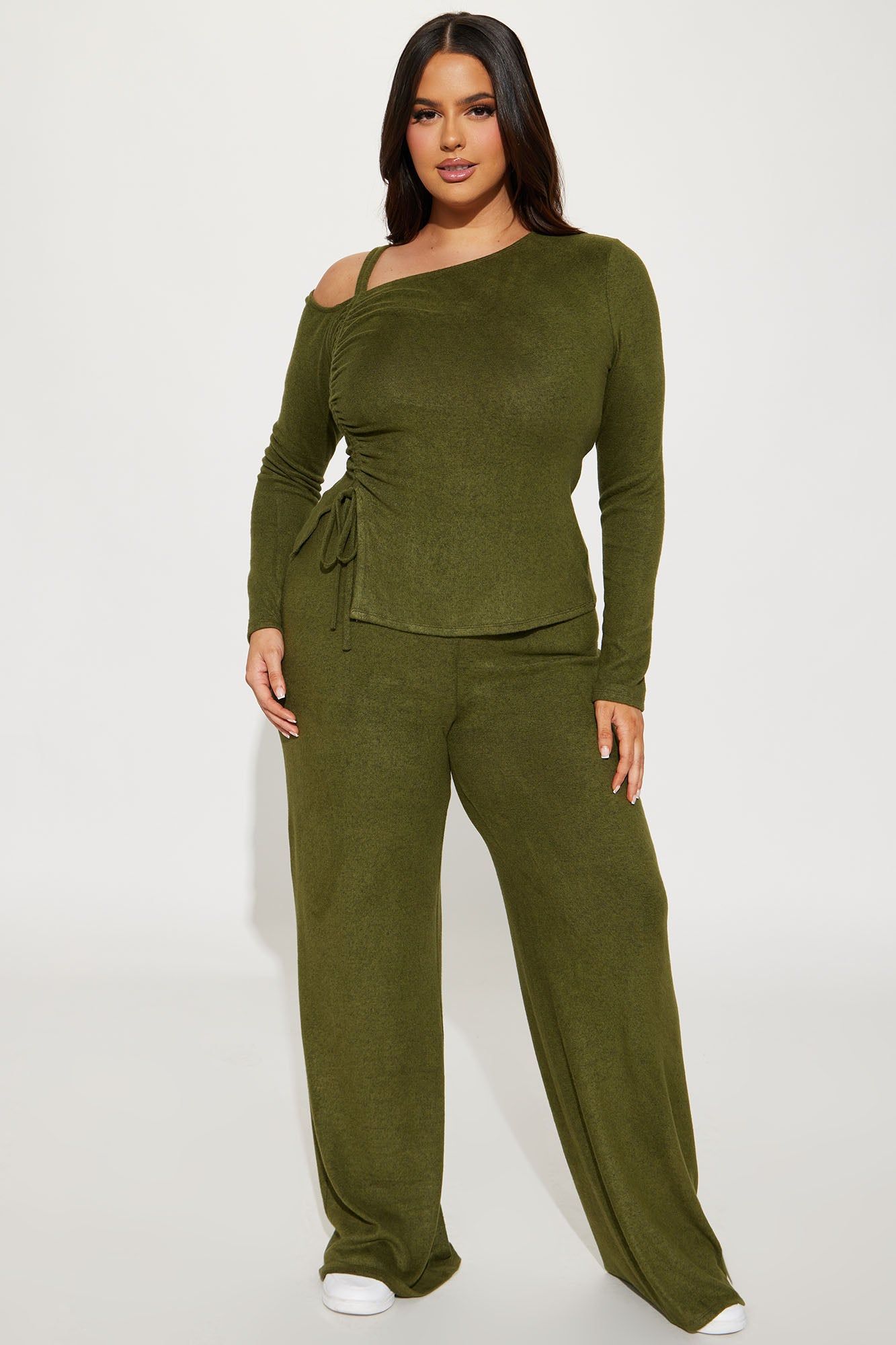 Olive Hacci Pant Set - Olive sold by Fashion Nova product image thumbnail 4