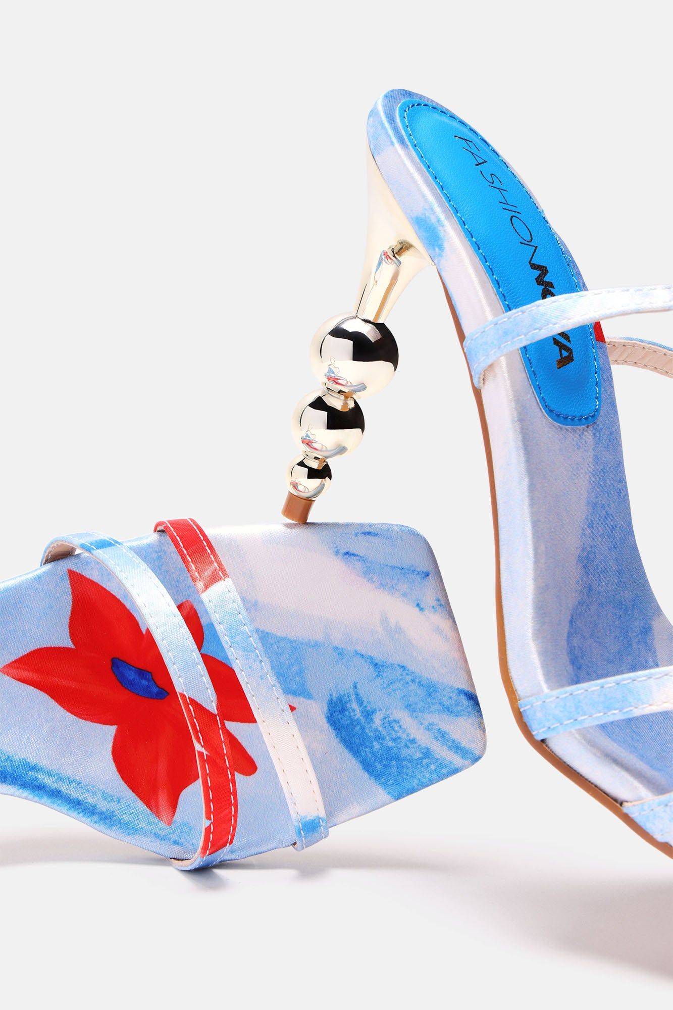 Don't Keep Me Waiting Heeled Sandals - Multi Color sold by Fashion Nova product image thumbnail 3