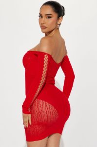 Alexis Seamless Mini Dress - Red sold by Fashion Nova