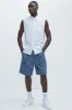 Windy Relaxed Denim Utility Shorts - Medium Blue Wash sold by Fashion Nova
