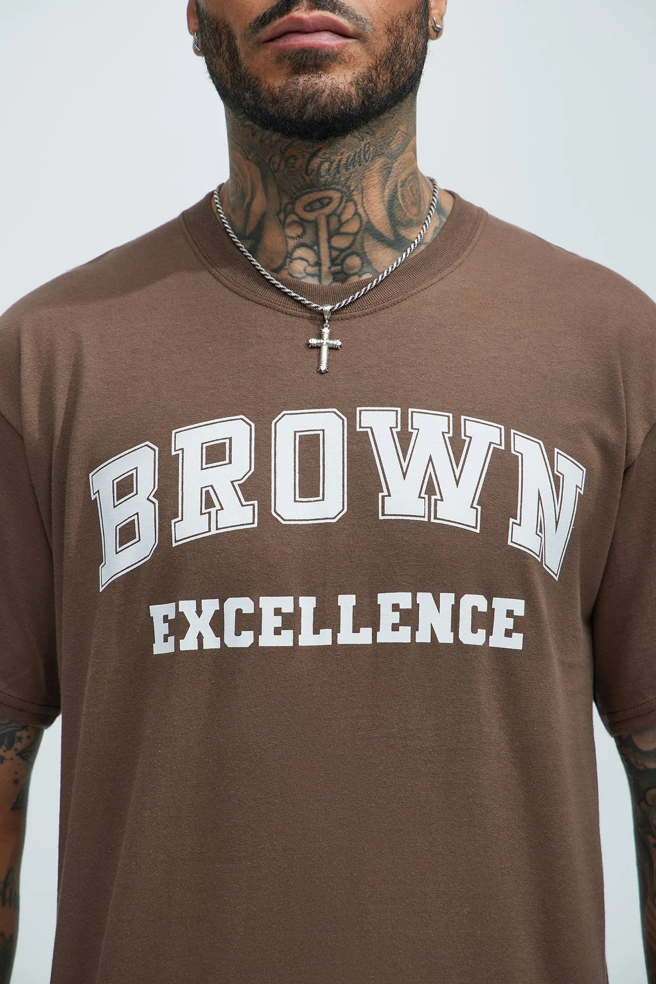 Brown Excellence Short Sleeve Tee - Brown sold by Fashion Nova product image thumbnail 2