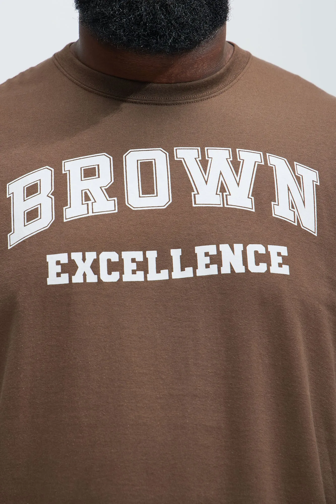 Brown Excellence Short Sleeve Tee - Brown sold by Fashion Nova product image thumbnail 5