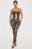 Just A Crush Lace Jumpsuit  - Black sold by Fashion Nova