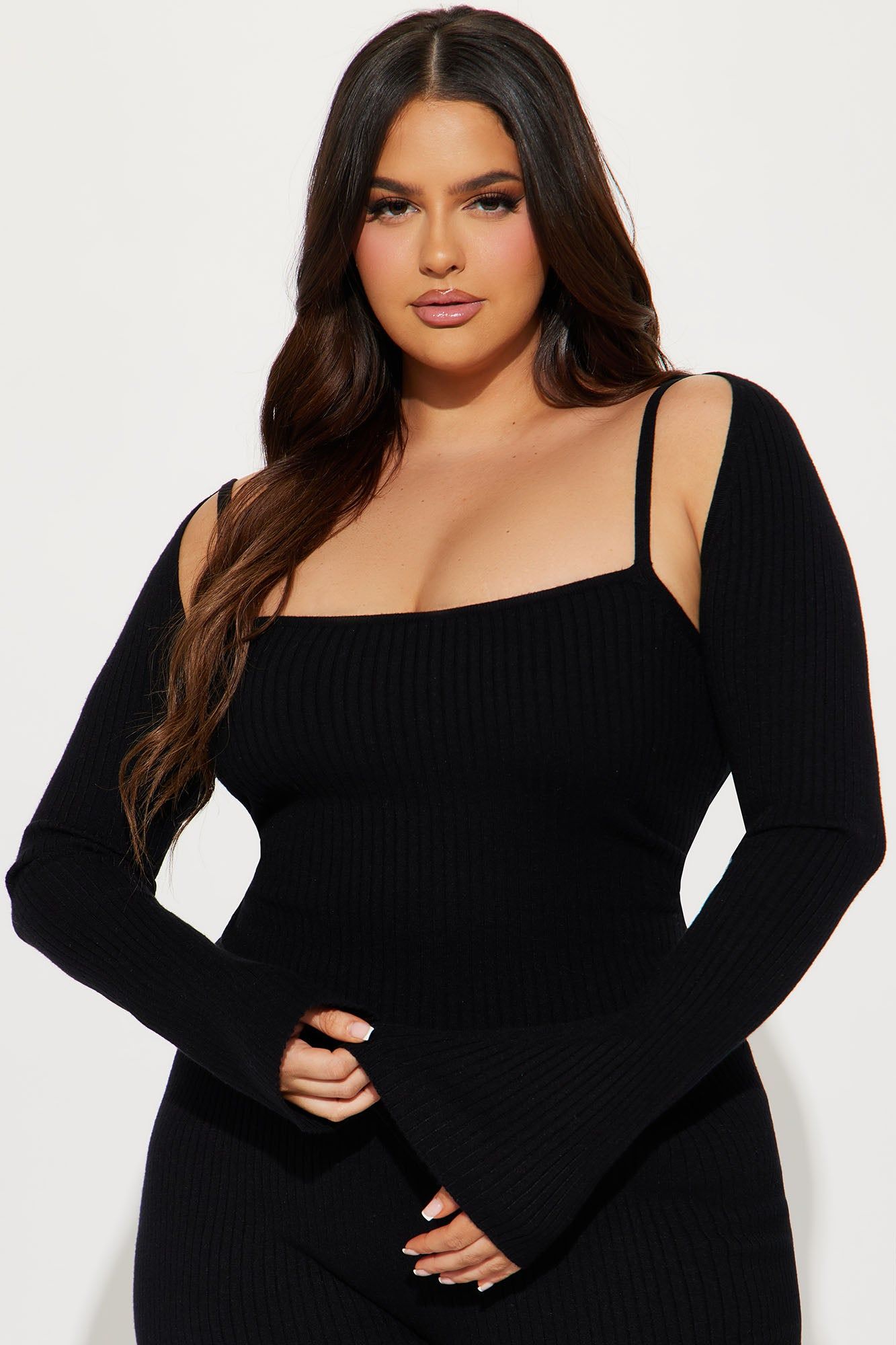 Justine 3 Piece Sweater Pant Set - Black sold by Fashion Nova product image thumbnail 5