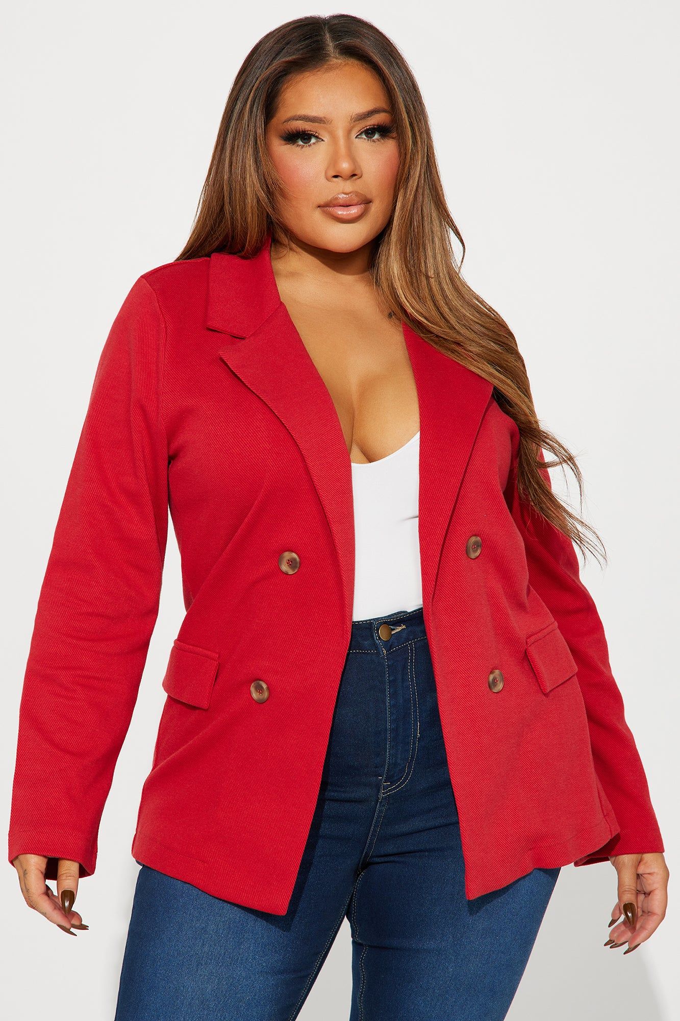 The Carmen Blazer - Red sold by Fashion Nova product image thumbnail 4