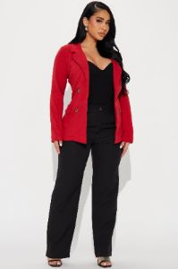 The Carmen Blazer - Red sold by Fashion Nova