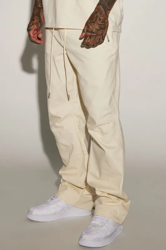 Love For The Streets Twill Straight Pants - Off White sold by Fashion Nova