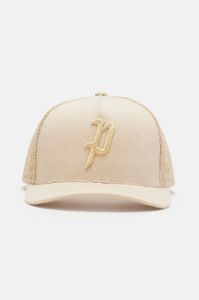 Pittsburgh Twill Trucker Hat - Stone sold by Fashion Nova