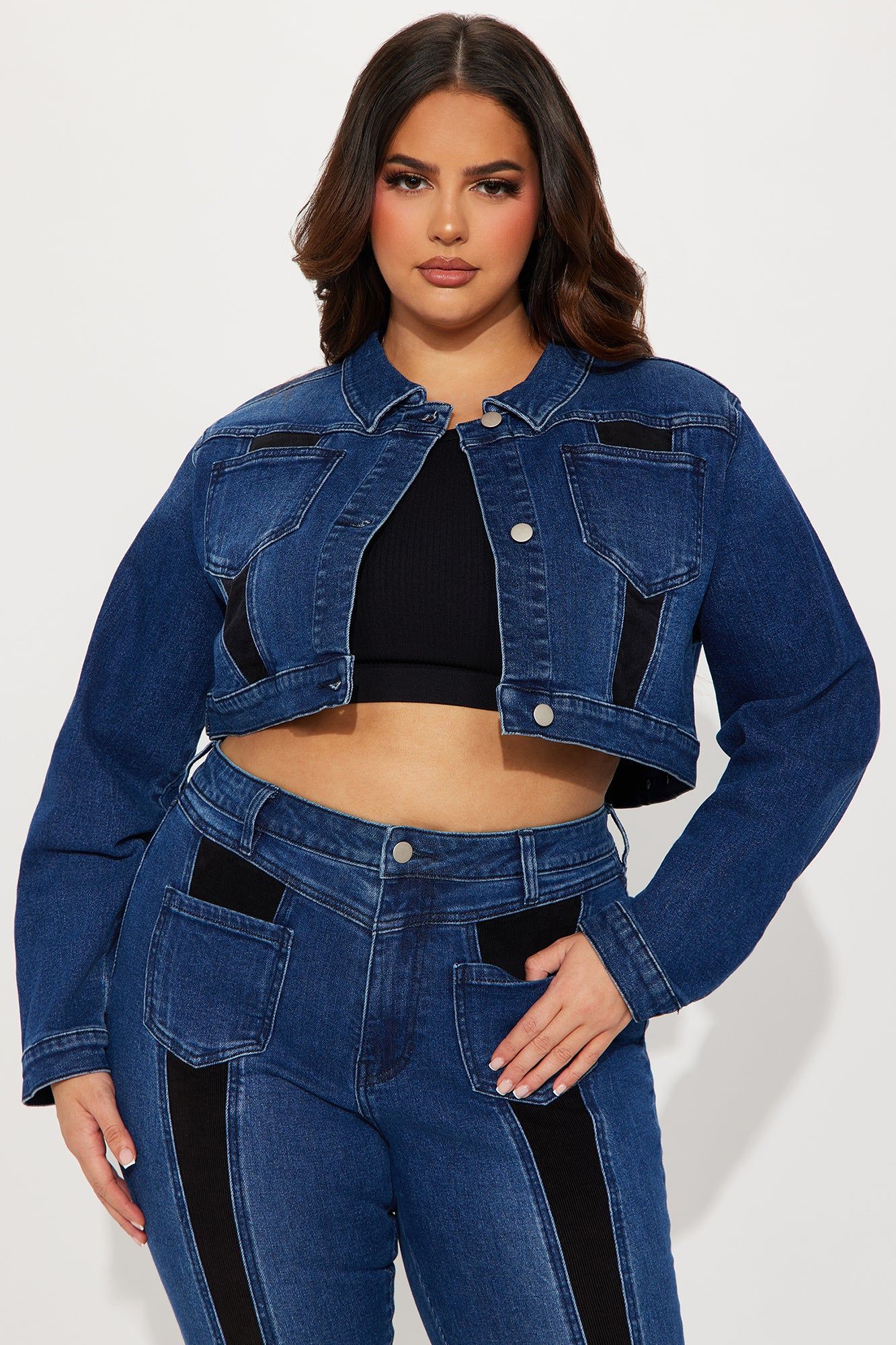 Splitting Ways Denim Jacket - Medium Wash sold by Fashion Nova product image thumbnail 4