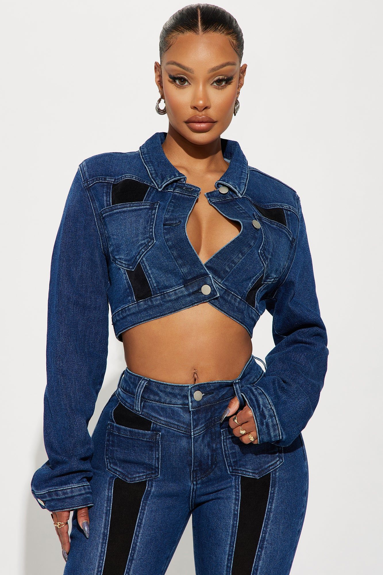Splitting Ways Denim Jacket - Medium Wash sold by Fashion Nova
