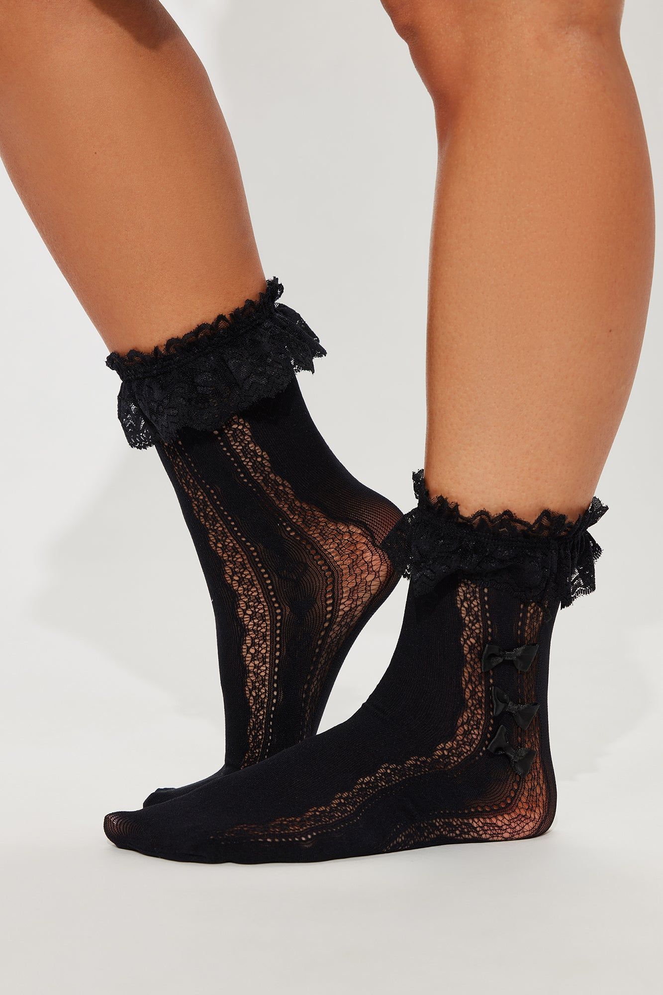 Coquette Socks - Black sold by Fashion Nova