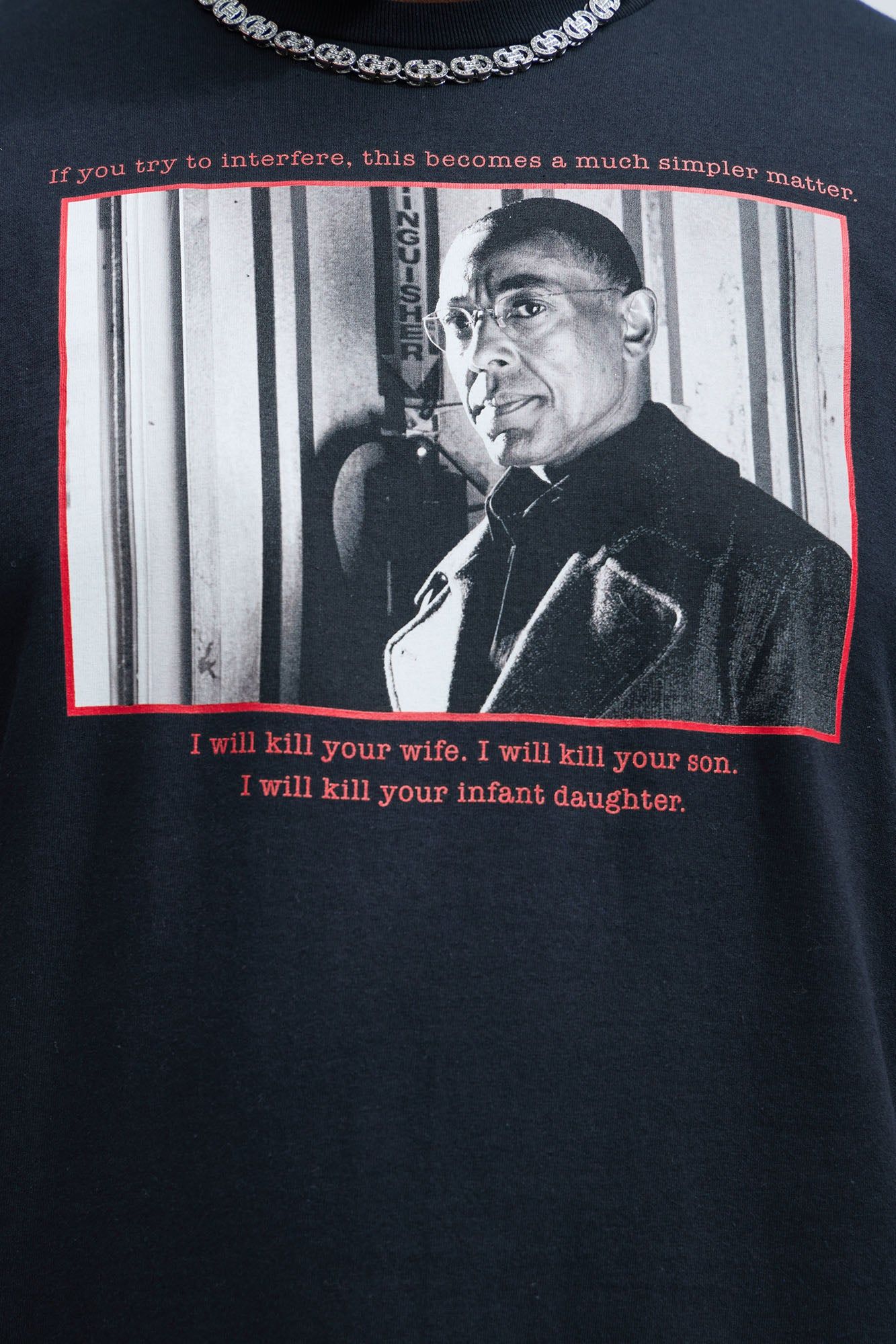 Breaking Bad Gus Short Sleeve Tee - Black sold by Fashion Nova product image thumbnail 5