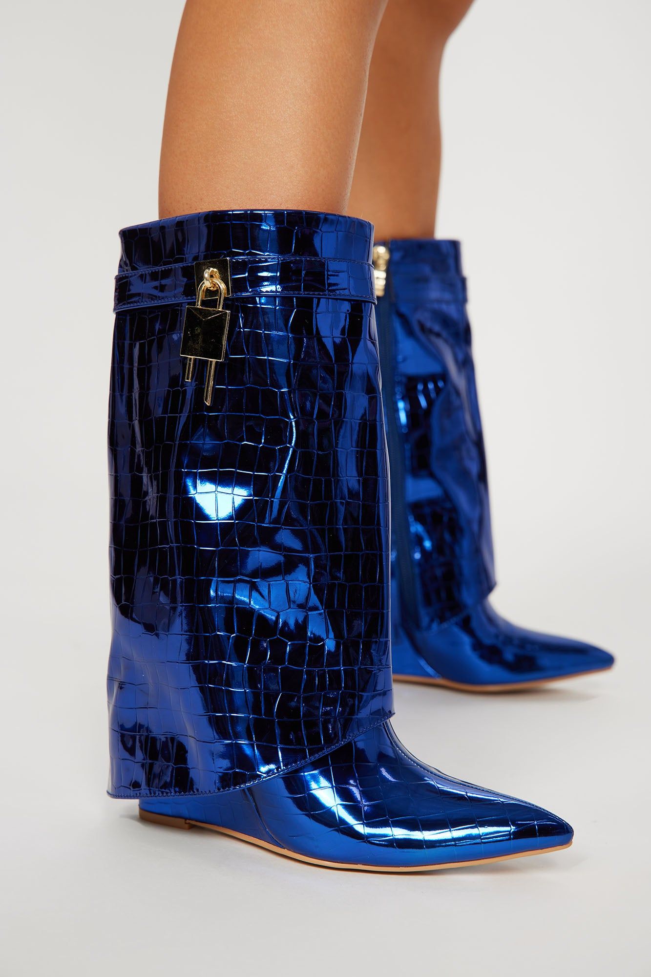 Opening Night Booties - Blue sold by Fashion Nova product image thumbnail 3
