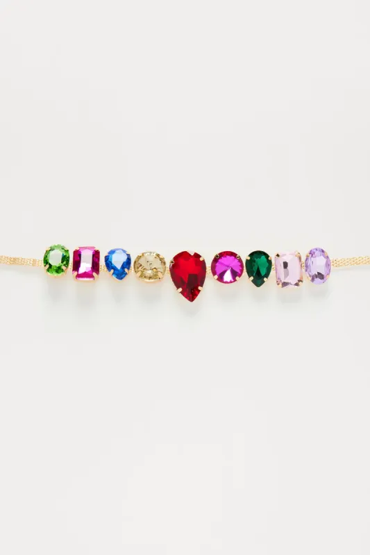 Sugar High Choker - Multi Color made by Fashion Nova