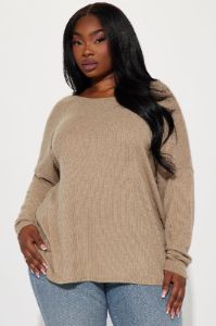Simply Effortless Top - Mocha sold by Fashion Nova