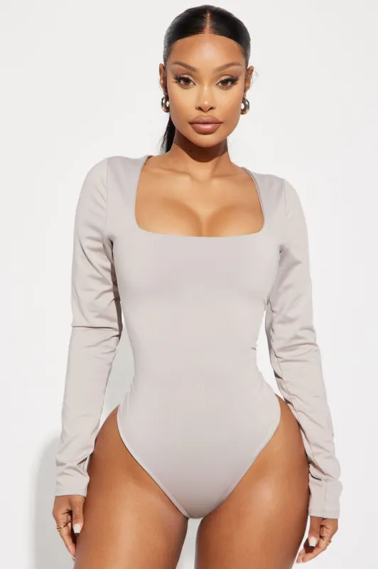 Lorenna Smooth Fit Bodysuit - Taupe sold by Fashion Nova