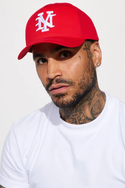 NY Snapback Hat - Red sold by Fashion Nova