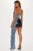 Taking Risks Distressed Denim Top - Vintage Wash sold by Fashion Nova