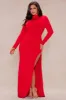 Lennox Double Lined Knit Maxi Dress - Red sold by Fashion Nova