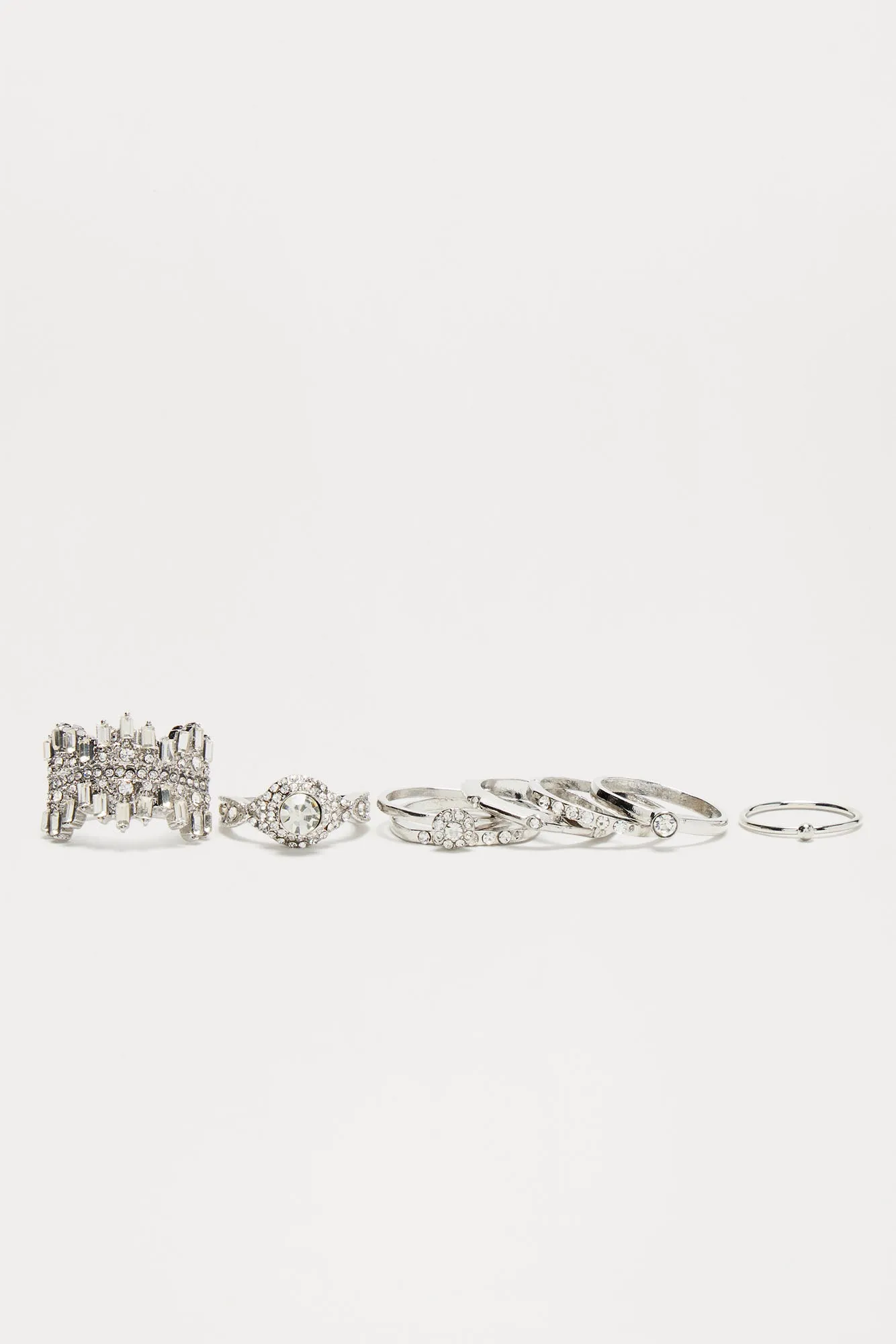 Cheers To Us Ring Set - Silver sold by Fashion Nova product image thumbnail 3