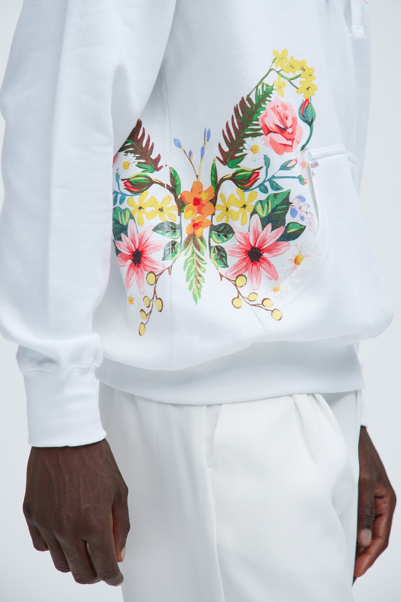 Wings of Rebirth Hoodie - White sold by Fashion Nova product image thumbnail 4