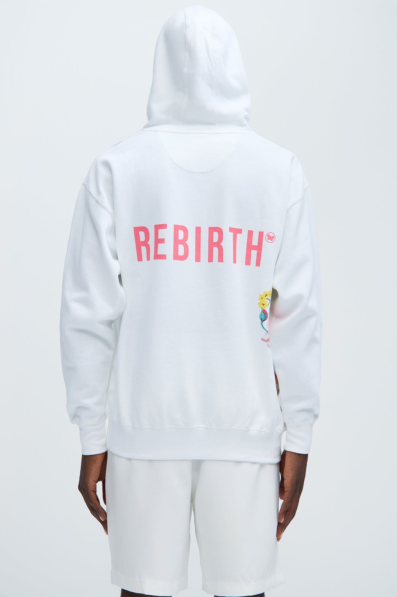 Wings of Rebirth Hoodie - White sold by Fashion Nova product image thumbnail 5